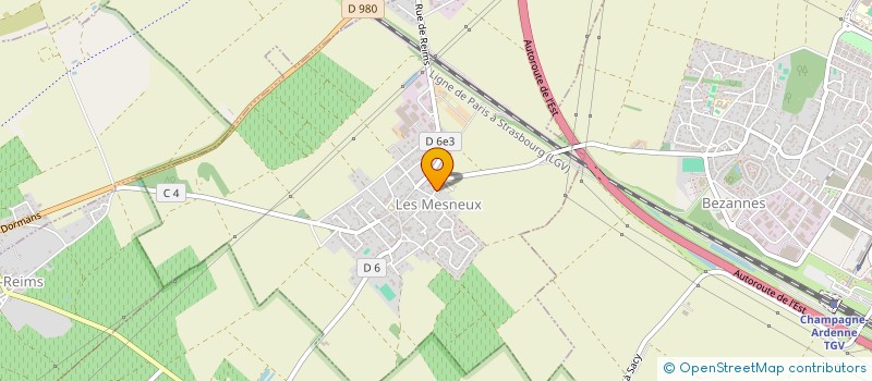 localisation de l'entreprise MONSIEUR YVES BOUGY  LES MESNEUX
