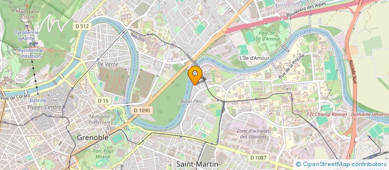 localisation de l'entreprise MONSIEUR YVES BOUILLOT à SAINT-MARTIN-D'HERES