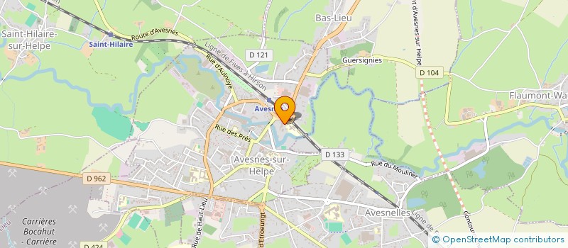 localisation de l'entreprise MONSIEUR YVES BOULANGER à AVESNES-SUR-HELPE