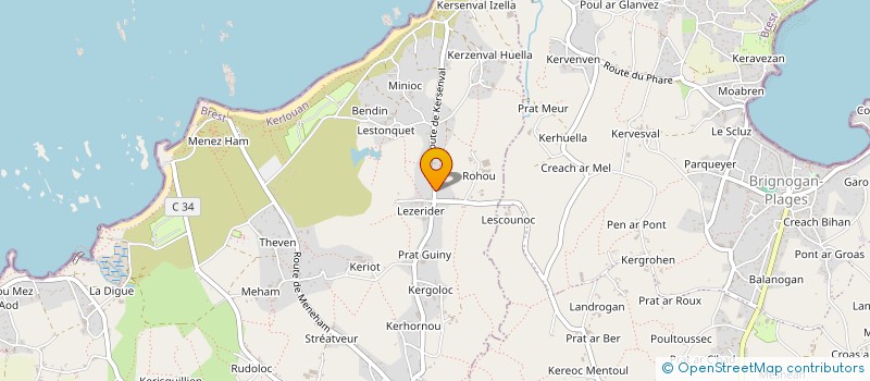 localisation de l'entreprise MONSIEUR YVES BOULESTEIX  KERLOUAN