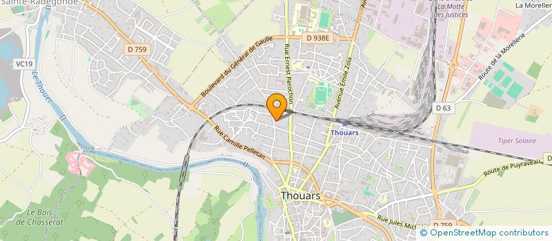 localisation de l'entreprise MONSIEUR YVES BOULORD à THOUARS