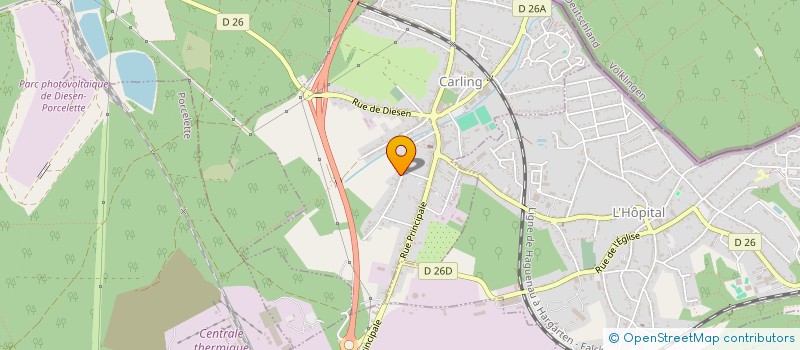 localisation de l'entreprise MONSIEUR YVES BOUR  CARLING