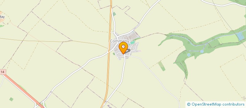 localisation de l'entreprise MONSIEUR YVES BOURDIN  COMMENY