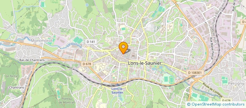 localisation de l'entreprise MONSIEUR YVES BOURGOIS  LONS-LE-SAUNIER