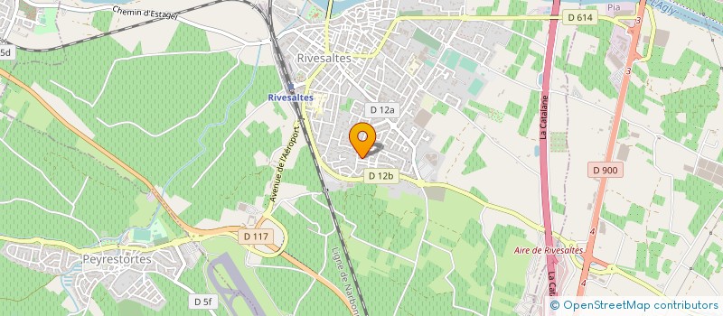 localisation de l'entreprise MONSIEUR YVES BOURNET  RIVESALTES