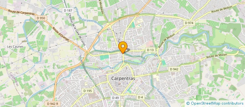 localisation de l'entreprise MONSIEUR YVES BOUSQUET  CARPENTRAS