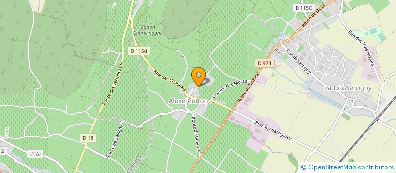 localisation de l'entreprise MONSIEUR YVES BOUVARD à SAVIGNY-LES-BEAUNE