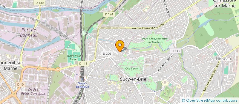 localisation de l'entreprise MONSIEUR YVES BOVIS à SUCY-EN-BRIE