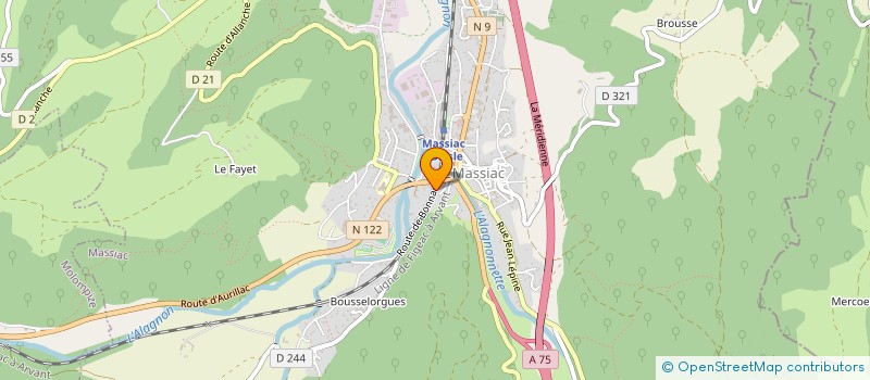 localisation de l'entreprise MONSIEUR YVES BOYER à CHAZELLES