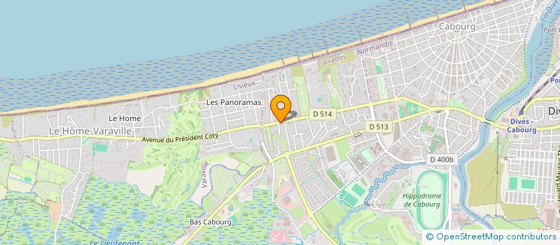 localisation de l'entreprise MONSIEUR YVES BOZEC  CABOURG