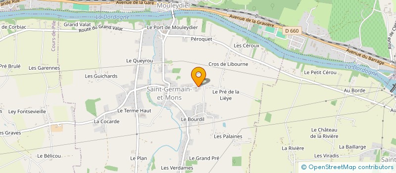 localisation de l'entreprise MONSIEUR YVES BRASSAC  SAINT-GERMAIN-ET-MONS