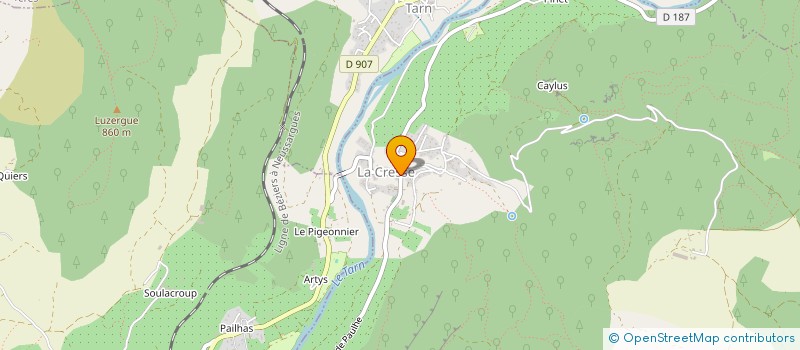 localisation de l'entreprise MONSIEUR YVES BRENARD à RIVIERE-SUR-TARN