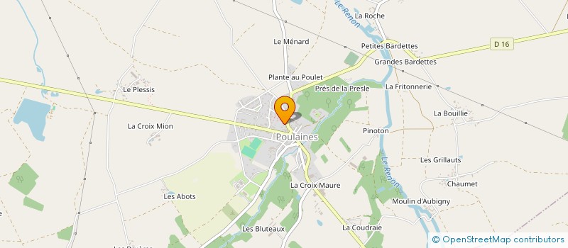 localisation de l'entreprise MONSIEUR YVES BRINGOLLET à POULAINES