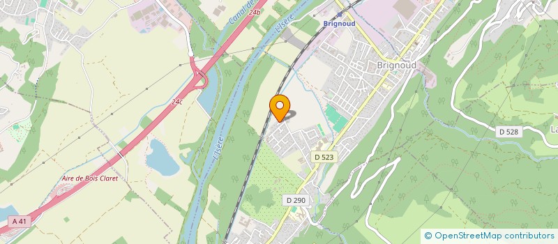 localisation de l'entreprise MONSIEUR YVES BRONNIMANN  VILLARD-BONNOT