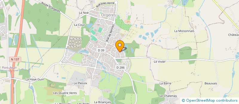 localisation de l'entreprise MONSIEUR YVES BROSSAULT  NOYAL-CHATILLON-SUR-SEICHE