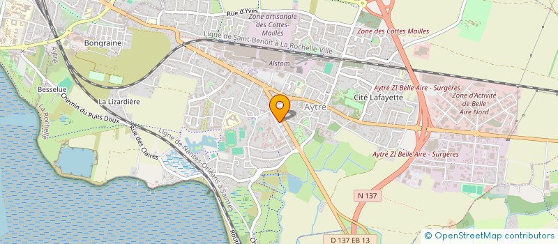 localisation de l'entreprise MONSIEUR YVES BROTREAUD  AYTRE