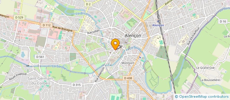 localisation de l'entreprise MONSIEUR YVES BROUDIC à ALENCON