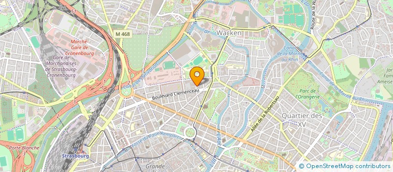 localisation de l'entreprise MONSIEUR YVES BRUA à STRASBOURG