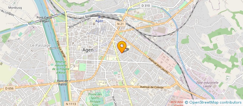 localisation de l'entreprise MONSIEUR YVES BRUEL à AGEN