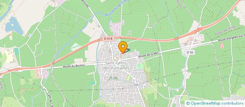 localisation de l'entreprise MONSIEUR YVES BRUEL  SAINT-GENIS-DES-FONTAINES