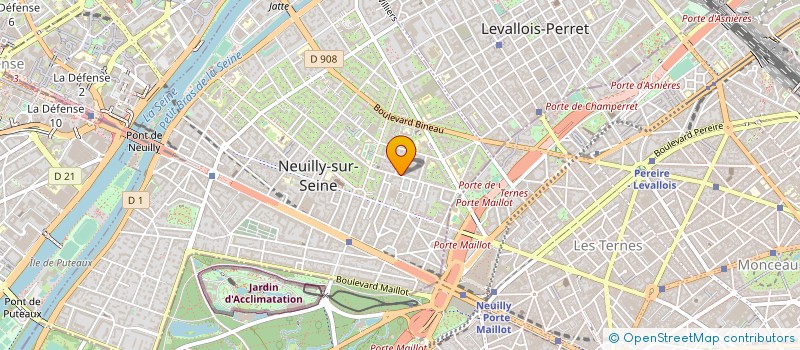 localisation de l'entreprise MONSIEUR YVES BRUGERE-TRELAT à NEUILLY-SUR-SEINE