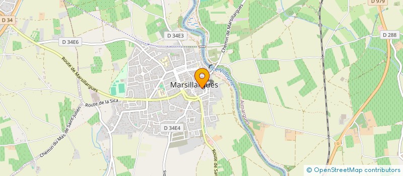 localisation de l'entreprise MONSIEUR YVES BRUN à MARSILLARGUES