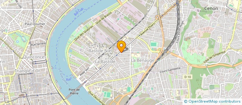 localisation de l'entreprise MONSIEUR YVES BRUNGS à BORDEAUX