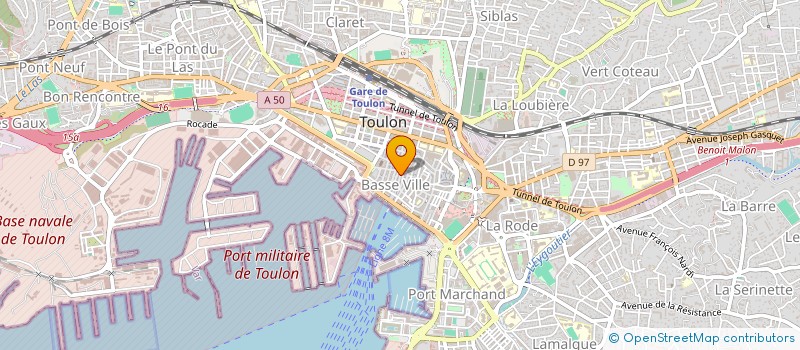 localisation de l'entreprise MONSIEUR YVES BRUNO à TOULON