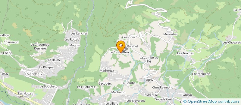 localisation de l'entreprise MONSIEUR YVES BRUNOT à SAMOENS