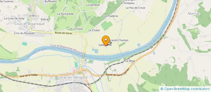 localisation de l'entreprise MONSIEUR YVES BUIS à COUX ET BIGAROQUE-MOUZENS