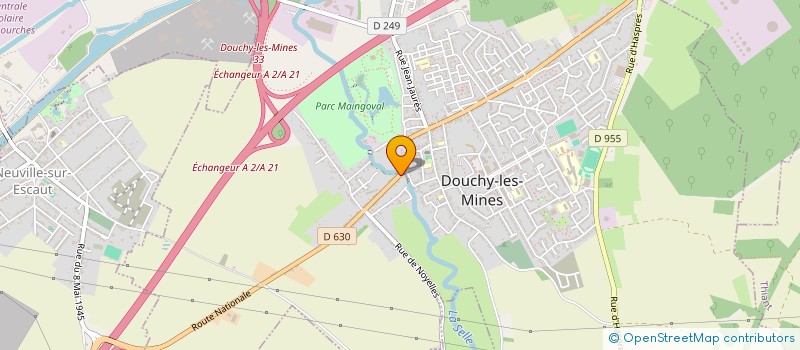 localisation de l'entreprise MONSIEUR YVES BULTEZ  DOUCHY-LES-MINES
