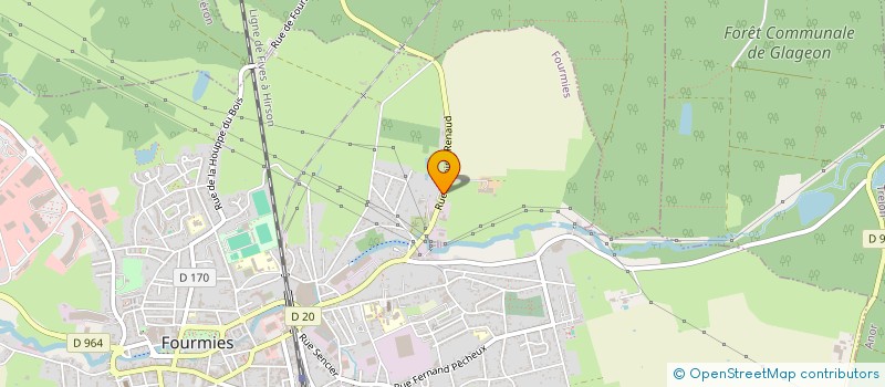 localisation de l'entreprise MONSIEUR YVES BURBAN  FOURMIES