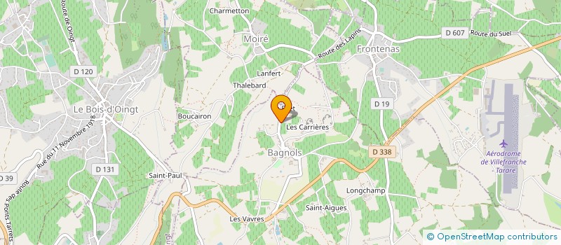 localisation de l'entreprise MONSIEUR YVES BURDIN à VAL D'OINGT
