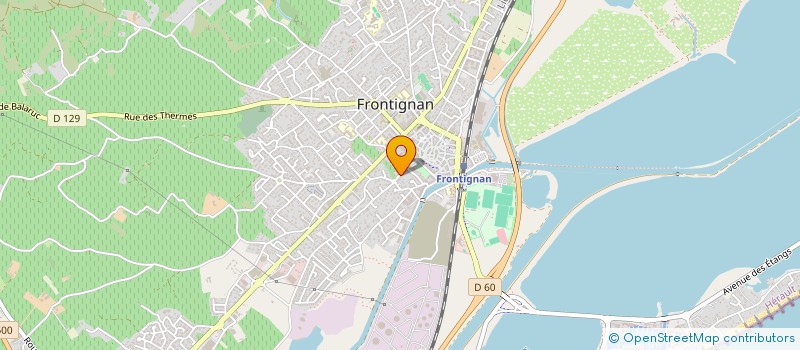 localisation de l'entreprise MONSIEUR YVES CABRERA à FRONTIGNAN
