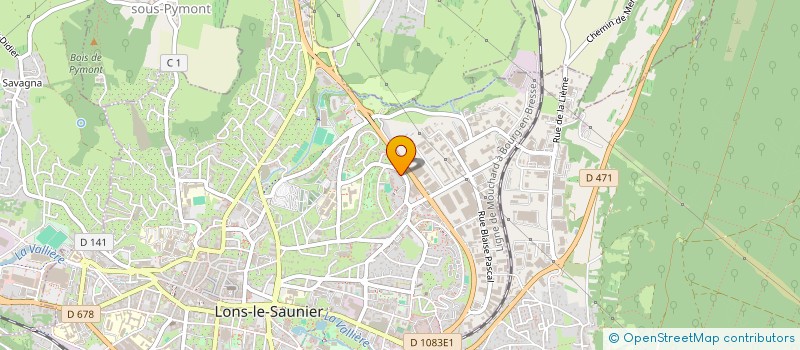 localisation de l'entreprise MONSIEUR YVES CADIC-LE-GRASSE  LONS-LE-SAUNIER