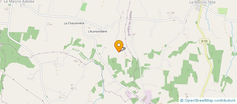 localisation de l'entreprise MONSIEUR YVES CADIOU  LE MESNIL-ADELEE