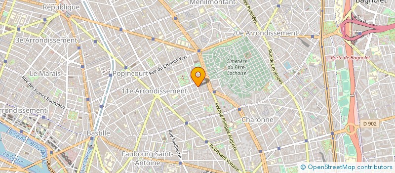 localisation de l'entreprise MONSIEUR YVES CADOU  PARIS