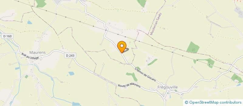 localisation de l'entreprise MONSIEUR YVES CAHUZAC  GISCARO