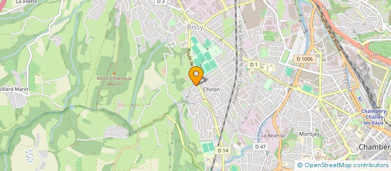 localisation de l'entreprise MONSIEUR YVES CAILLE  CHAMBERY