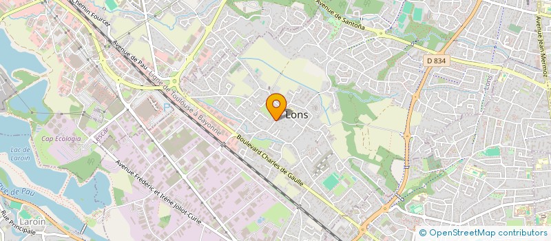 localisation de l'entreprise MONSIEUR YVES CAILLE à BILLERE