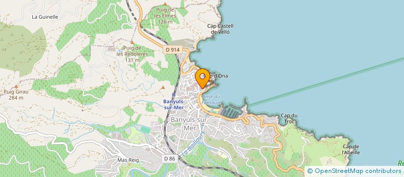 localisation de l'entreprise MONSIEUR YVES CALATAYUD  BANYULS-SUR-MER