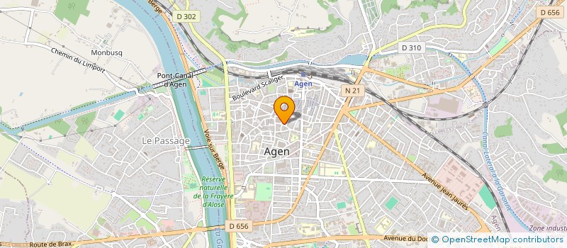 localisation de l'entreprise MONSIEUR YVES CALMON à AGEN