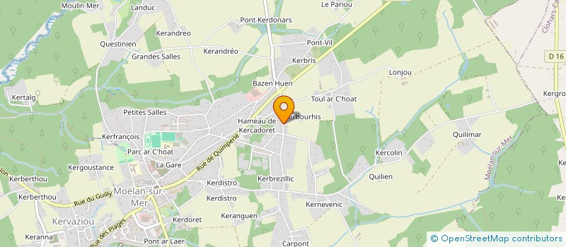 localisation de l'entreprise MONSIEUR YVES CANIVET à MOELAN-SUR-MER