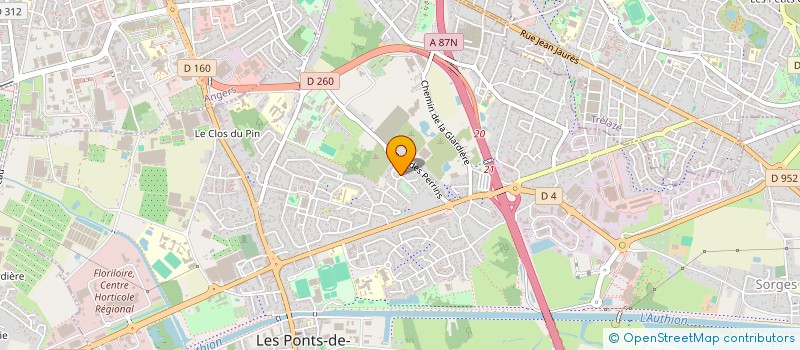 localisation de l'entreprise MONSIEUR YVES CANNELLE à LES PONTS-DE-CE