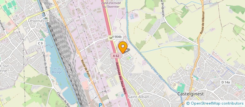 localisation de l'entreprise MONSIEUR YVES CAPITAINE  SAINT-ALBAN