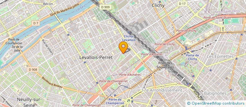 localisation de l'entreprise MONSIEUR YVES CARBONNIER à LEVALLOIS-PERRET