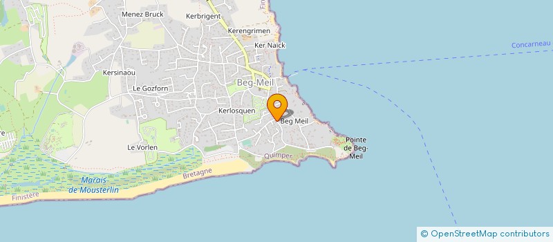 localisation de l'entreprise MONSIEUR YVES CARIO  FOUESNANT