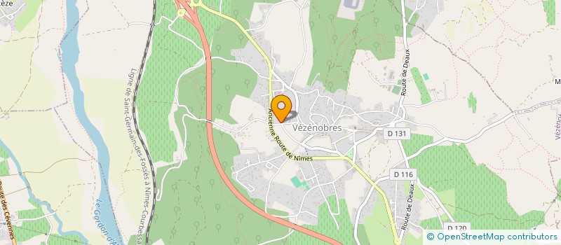 localisation de l'entreprise MONSIEUR YVES CARO  VEZENOBRES