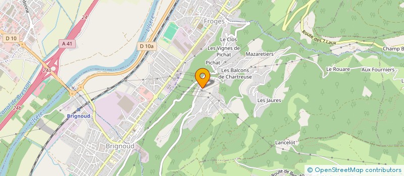 localisation de l'entreprise MONSIEUR YVES CARTIER-MILLON  LES ADRETS