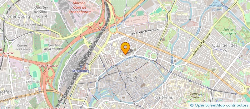 localisation de l'entreprise MONSIEUR YVES CASTEL à STRASBOURG